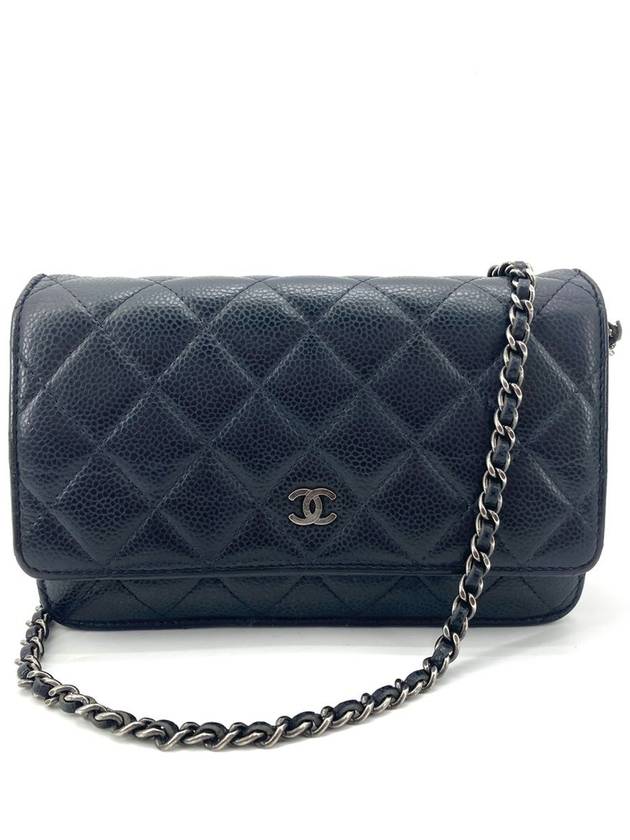 Caviar silver woc mini bag cross - CHANEL - BALAAN 2