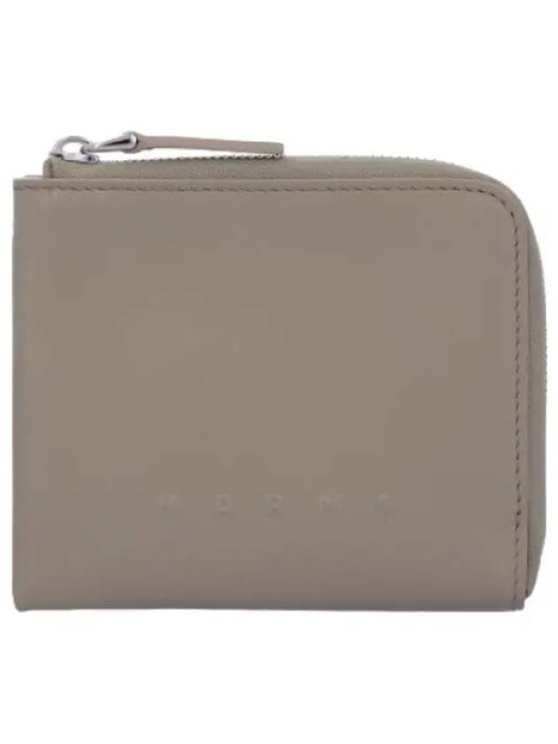 Logo Zip Around Wallet Cork - MARNI - BALAAN 1