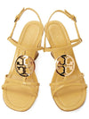 85MM Capri Miller Wedge Sandal Heels Yellow - TORY BURCH - BALAAN 3