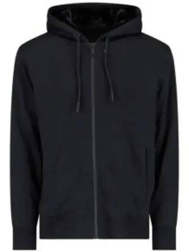 Tilden Fox Fur Zip Up Hoodie Black - MOOSE KNUCKLES - BALAAN 2