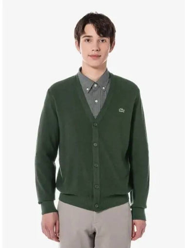 Men s pique tissue spring and fall cardigan AH697E 54N BMY domestic product GQ2N24092437167 - LACOSTE - BALAAN 1