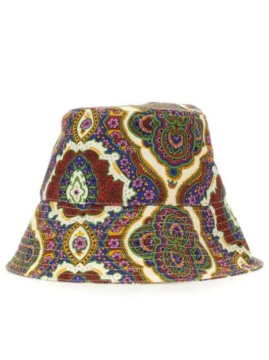 24 WAQA000899SA584 X0800 Print Bucket Hat - ETRO - BALAAN 1