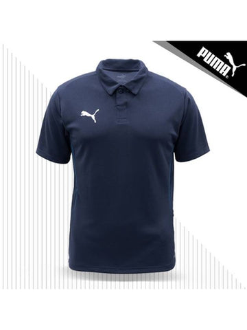 Team goal collar ASIA SP short sleeve 65946206 Navy R - PUMA - BALAAN 1