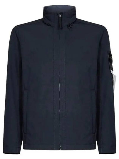 Soft Shell RE Dye Technology Light Weight Zip-up Jacket Navy - STONE ISLAND - BALAAN 2