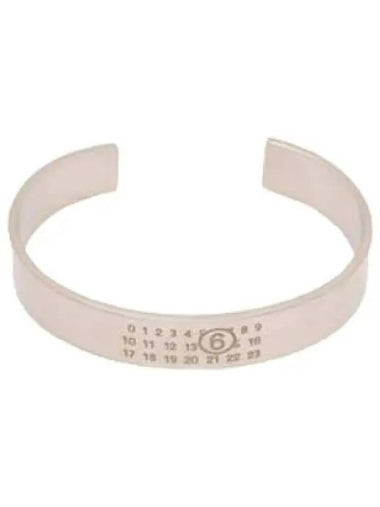 MM6 Numeric Signature Bracelet Palladium - MAISON MARGIELA - BALAAN 1