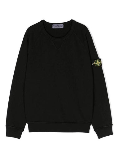 Wappen Patch Classic Sweatshirt Black - STONE ISLAND - BALAAN 1