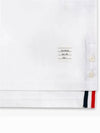 Men's Medium Weight Jersey Tipped Pocket Crewneck Short Sleeve T-Shirt White - THOM BROWNE - BALAAN 8