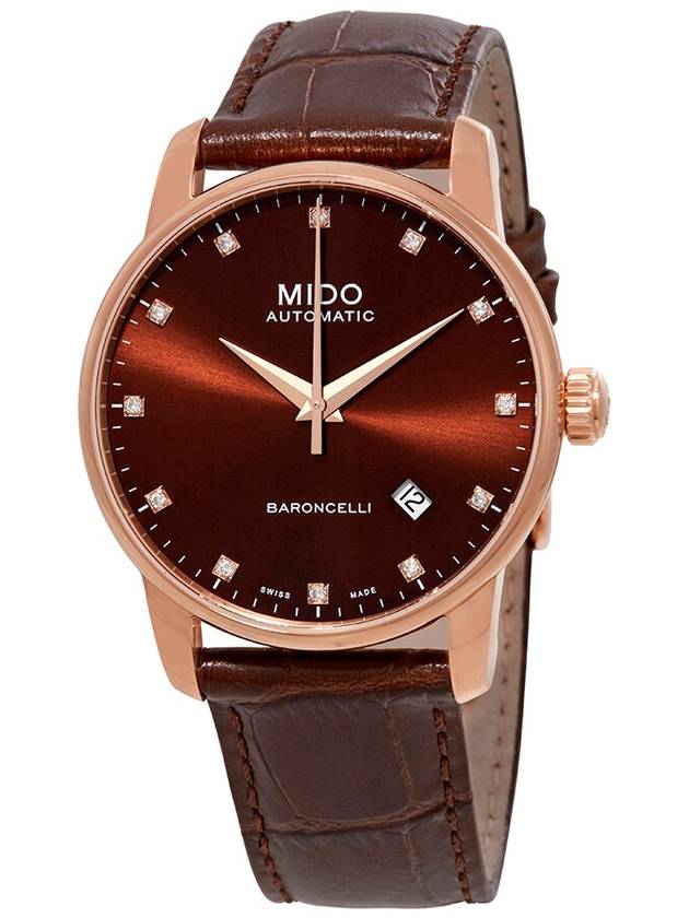 Mido Baroncelli II Automatic Diamond Men's Watch M8600.3.64.8 - MIDO - BALAAN 1