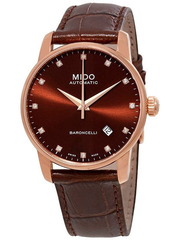 Mido Baroncelli II Automatic Diamond Men's Watch M8600.3.64.8 - MIDO - BALAAN 1