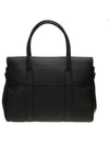 Small Bayswater Classic Grain Tote Bag Black - MULBERRY - BALAAN 5