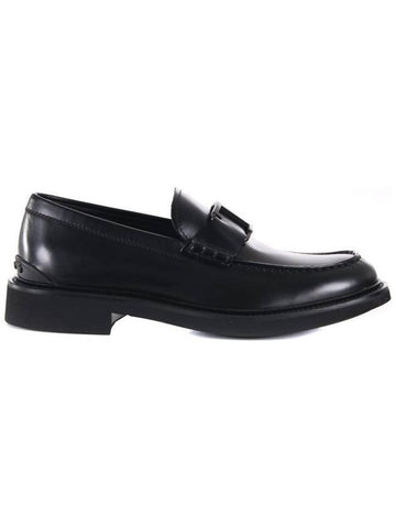 T Timeless Leather Loafers Black - TOD'S - BALAAN 1