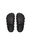 Roma Stud Turtle Rubber Clog Mule Black - VALENTINO - BALAAN 3