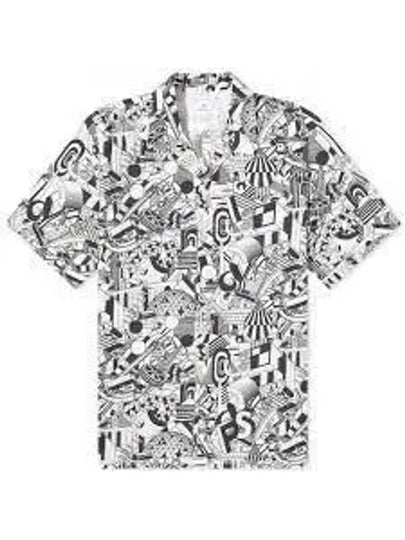 Jack World Vacation Print Short Sleeve Shirt White - PAUL SMITH - BALAAN 2