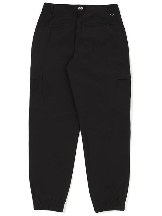 CARGO JOGGER PANTS BLACK WOMAN - MALBON GOLF - BALAAN 2