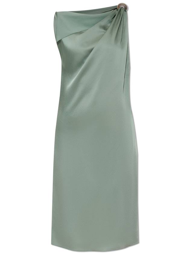 Lanvin Satin Dress, Women's, Green - LANVIN - BALAAN 1