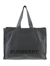Logo Print Nylon Tote Bag Grey - BURBERRY - BALAAN 3