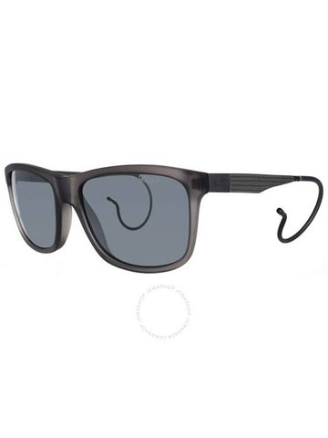 Chopard Polarized Grey Square Men's Sunglasses SCH156M 9MBP 57 - CHOPARD - BALAAN 1