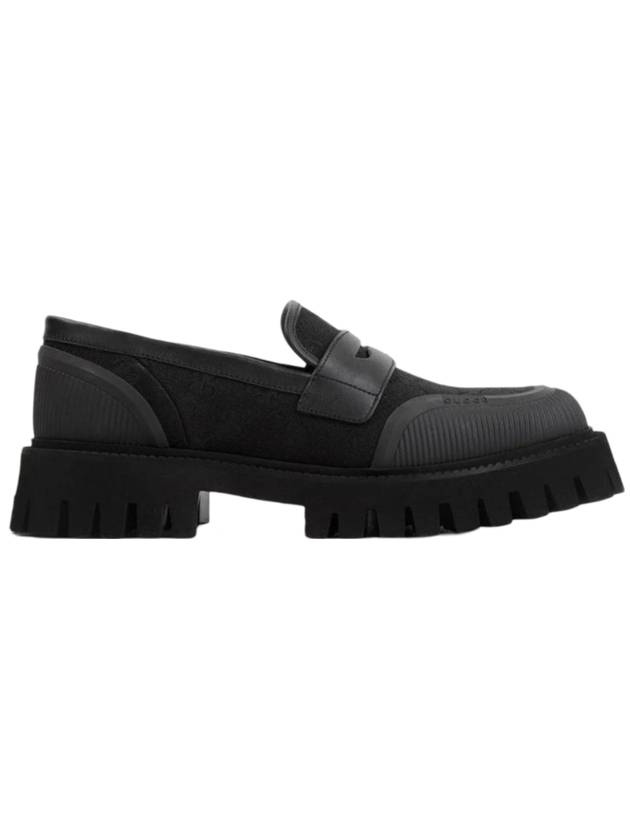 GG Supreme Canvas Loafer Black - GUCCI - BALAAN 1