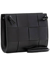 Intrecciato Cassette Mini Cross Bag Black - BOTTEGA VENETA - BALAAN 5