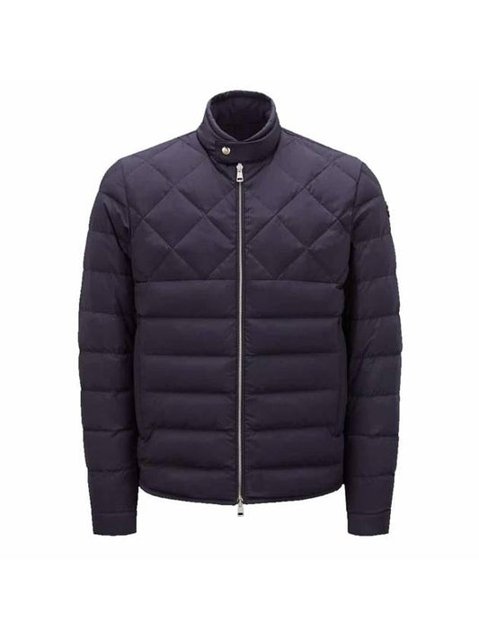 Showcard Choquart Short Down Jacket Navy - MONCLER - BALAAN 1