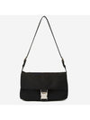 Rosa Nylon Shoulder Bag Black - MINOC - BALAAN 1