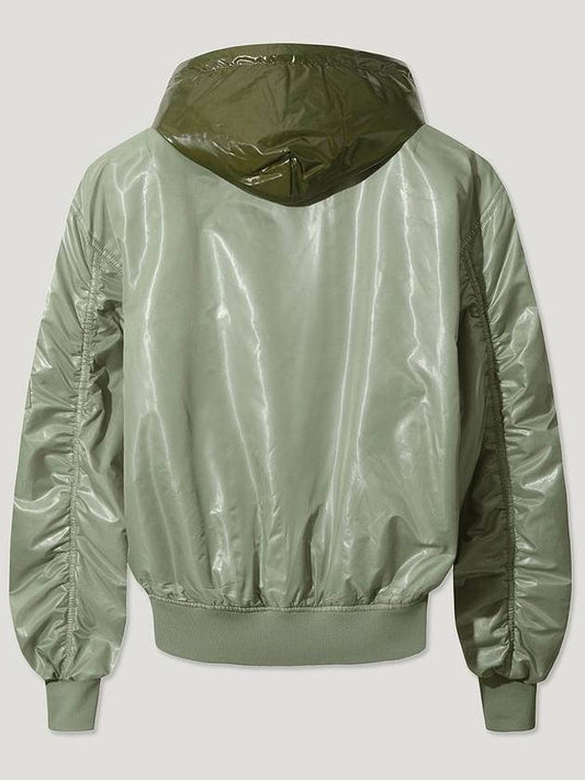 GREEN GLOSSY Layered MA 1 Jumper - IRO - BALAAN 2