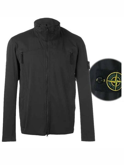 Light Soft Shell Zip-up Jacket Black - STONE ISLAND - BALAAN 2