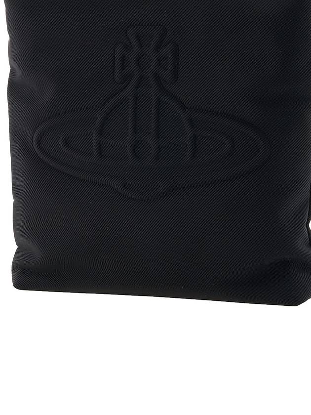 Square Re-Nylon Shoulder Bag Black - VIVIENNE WESTWOOD - BALAAN 8