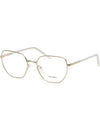 Eyewear Cat Eye Glasses Gold - PRADA - BALAAN 1