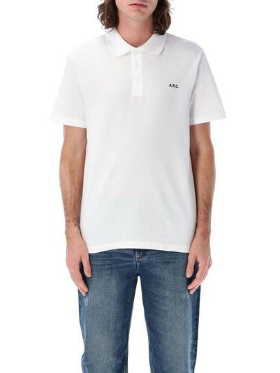 Carter Cotton Polo Shirt White - A.P.C. - BALAAN 2