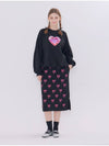 MET present shiny sweatshirt skirt set - METAPHER - BALAAN 2