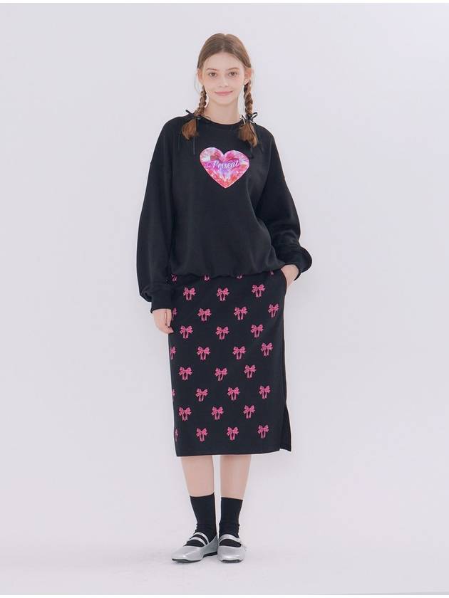 MET present shiny sweatshirt skirt set - METAPHER - BALAAN 2