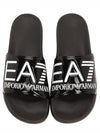 EA7 Emporio Armani Logo Rubber Slide Sandals - EMPORIO ARMANI - BALAAN 5