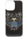 Tiger logo print iPhone 13 Max phone case black - KENZO - BALAAN 2