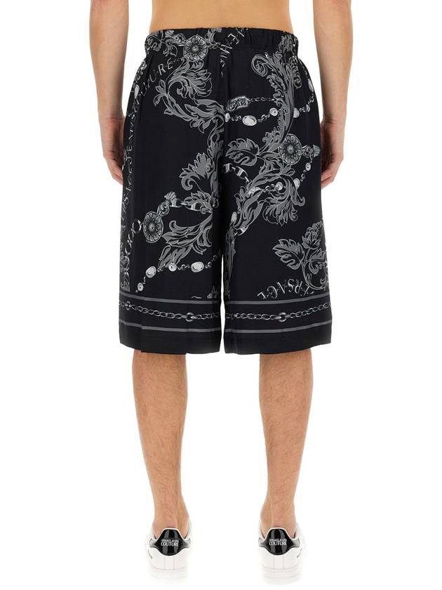 "CHAIN COUTURE" BERMUDA SHORTS - VERSACE - BALAAN 3