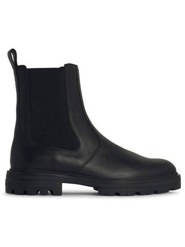 Hogan 'H673' Black Leather Boots - HOGAN - BALAAN 1