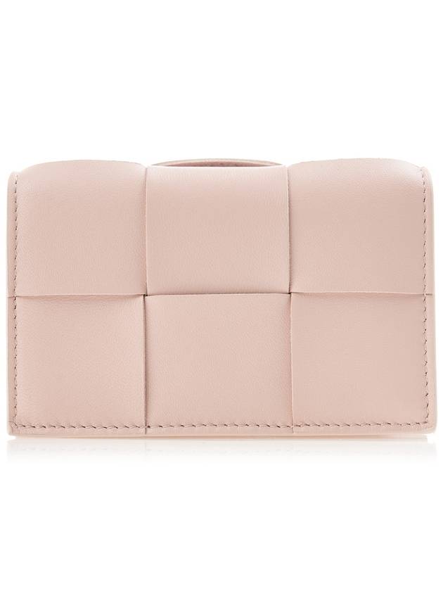 Intrecciato Flap Card Wallet Lotus - BOTTEGA VENETA - BALAAN 4