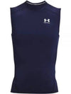 Men's Heat Gear Sleeveless Navy - UNDER ARMOUR - BALAAN 2