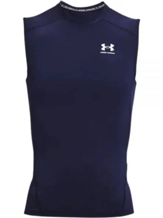 Men's Heat Gear Sleeveless Navy - UNDER ARMOUR - BALAAN 2