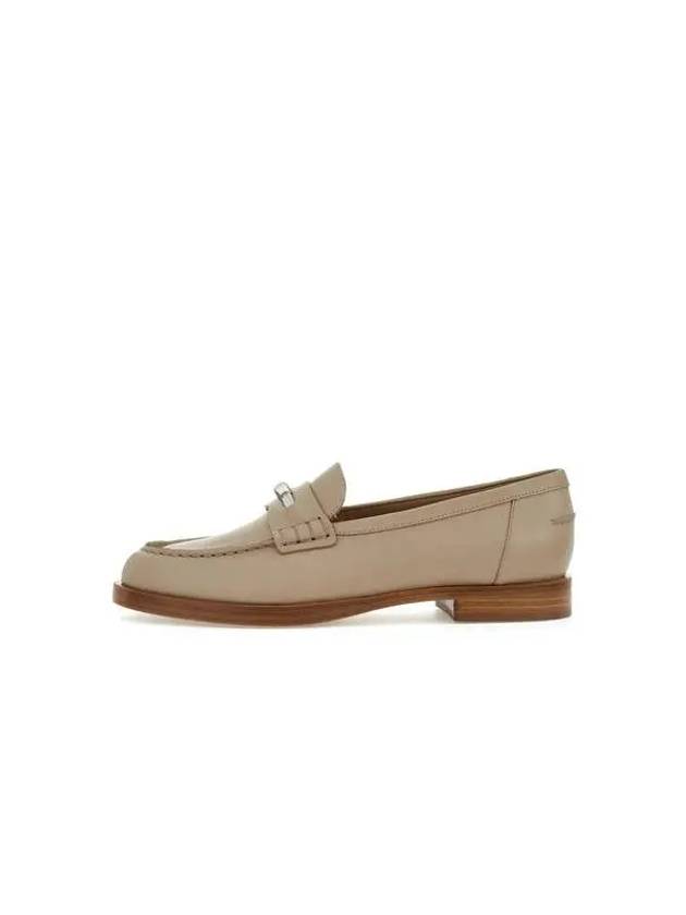 Women s Stirrup Band Penny Loafer Dark Beige - EMPORIO ARMANI - BALAAN 1