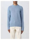 Lucas Alpaca Crew Knit Top Sky Blue - A.P.C. - BALAAN 2