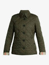 Diamond Quilted Jacket Dark Olive - BURBERRY - BALAAN 2