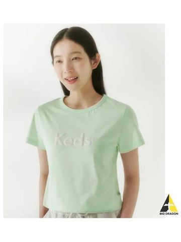 Logo Crop T Shirt KD2RSG2102FLGR - KEDS - BALAAN 1