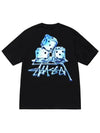 Melted Short Sleeve T-Shirt Black - STUSSY - BALAAN 1