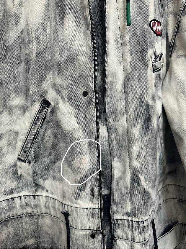 Virgil Abloh Geblichte denim parka 110 - OFF WHITE - BALAAN 7