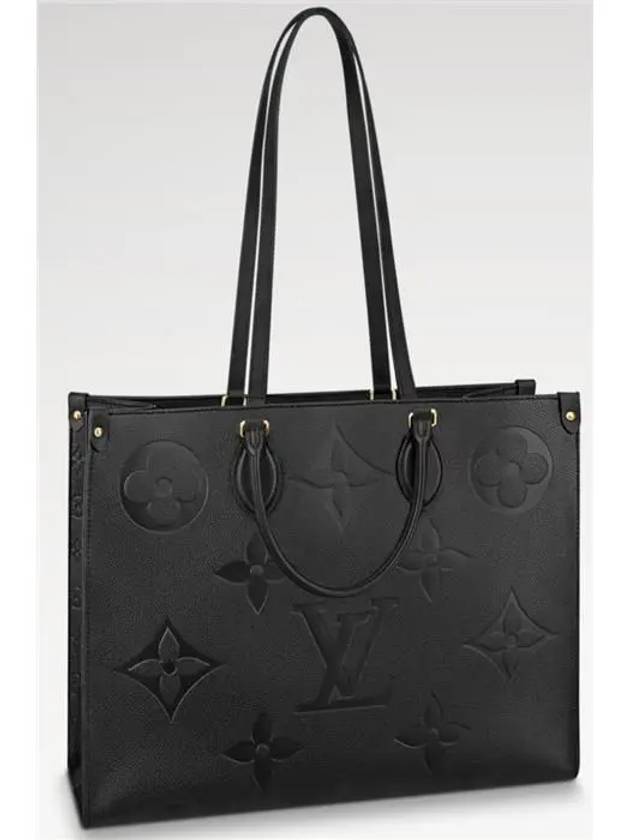 OnTheGo Monogram Empreinte Leather Tote Bag Black - LOUIS VUITTON - BALAAN 9