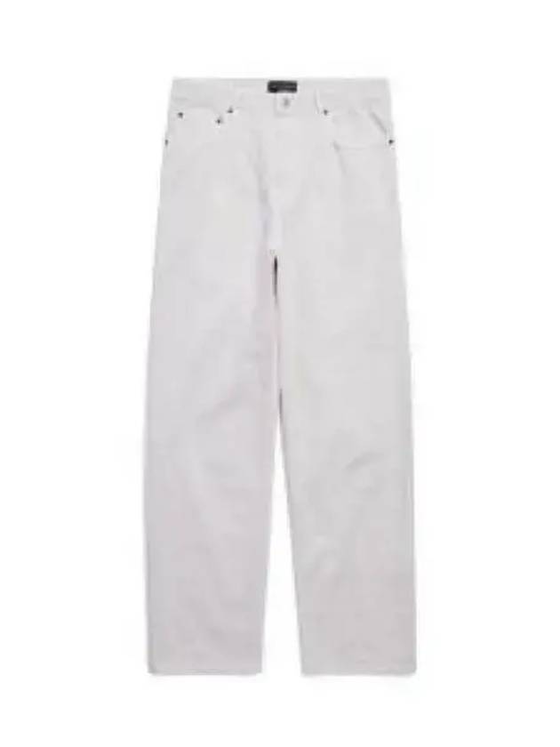 Loose Fit Wide Leg Jeans White - BALENCIAGA - BALAAN 2