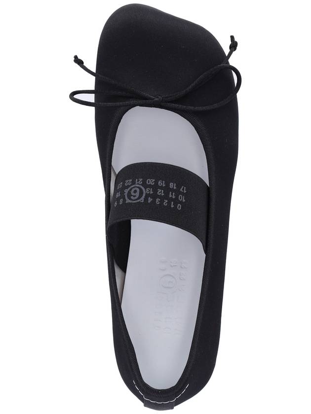 Anatomic Satin Ballerinas Flat Black - MAISON MARGIELA - BALAAN 6