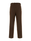 Men s Baby Camel Flannel Slacks A23AP04BF DARKBROWN - AURALEE - BALAAN 2