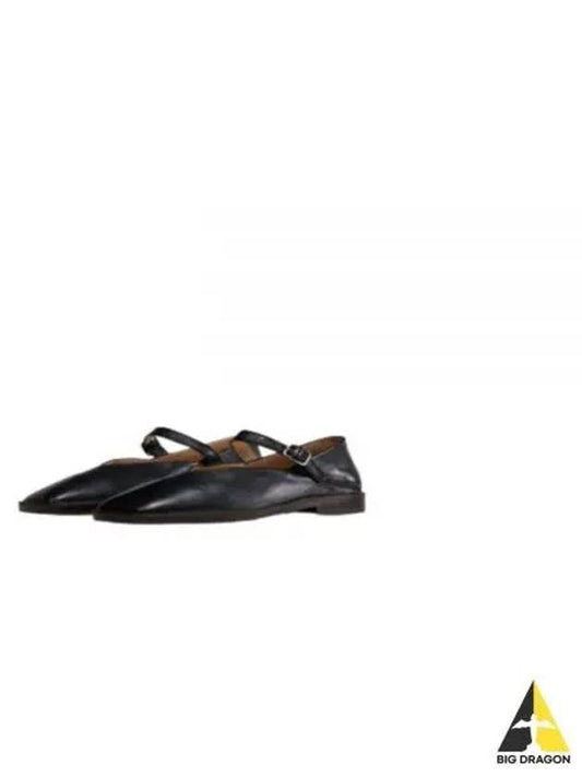 Square Toe Ballerina Shoes Black - LEMAIRE - BALAAN 2
